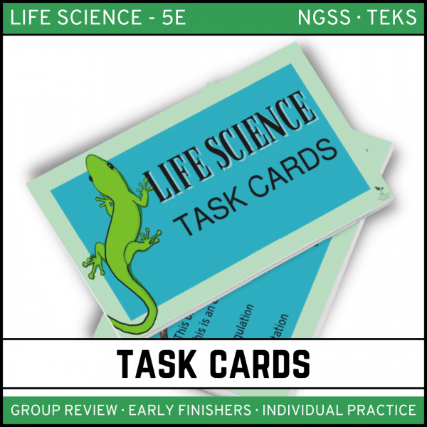 1 2 600x600 - Life Science Task Card BUNDLE