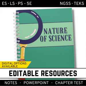 1 5 300x300 - Nature of Science: PowerPoint, Notes & Test ~ EDITABLE!
