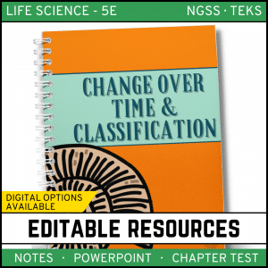 10 1 300x300 - Change Over Time & Classification: Life Science Notes, PowerPoint & Test~EDITABLE