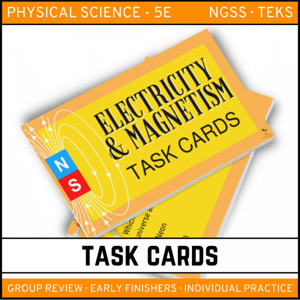 12 5 600x600 - Electricity and Magnetism: Physical Science Task Cards