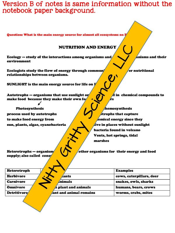 2302221 Page 4 600x800 - Life Science Curriculum - Notes, PowerPoint, and Chapter Tests ~ EDITABLE Bundle