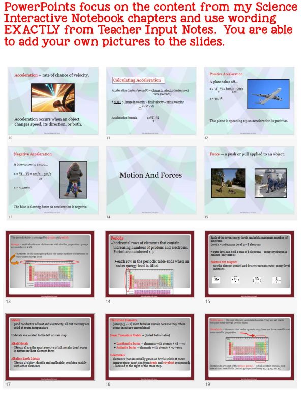 2381059 Page 5 600x800 - Physical Science Curriculum - Notes, PowerPoint & Chapter Tests ~EDITABLE Bundle