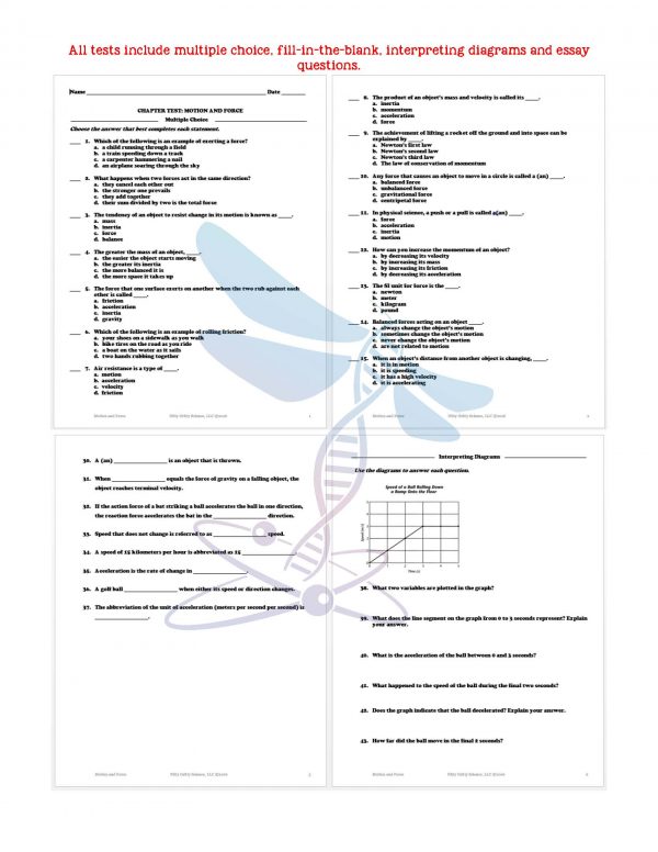 2405912 Page 6 600x776 - Force & Motion: Physical Science Notes, PowerPoint & Test ~ EDITABLE