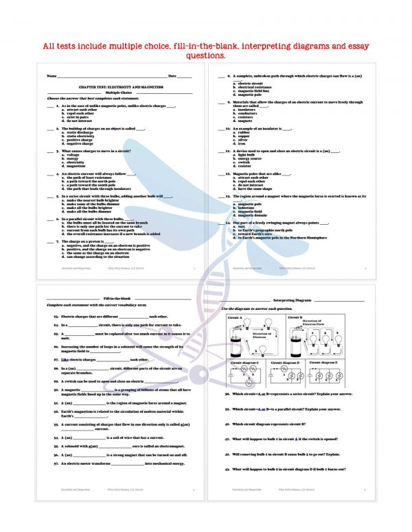 2411412 Page 6 600x776 - Electricity and Magnetism: Physical Science Notes, PowerPoint & Test ~ EDITABLE