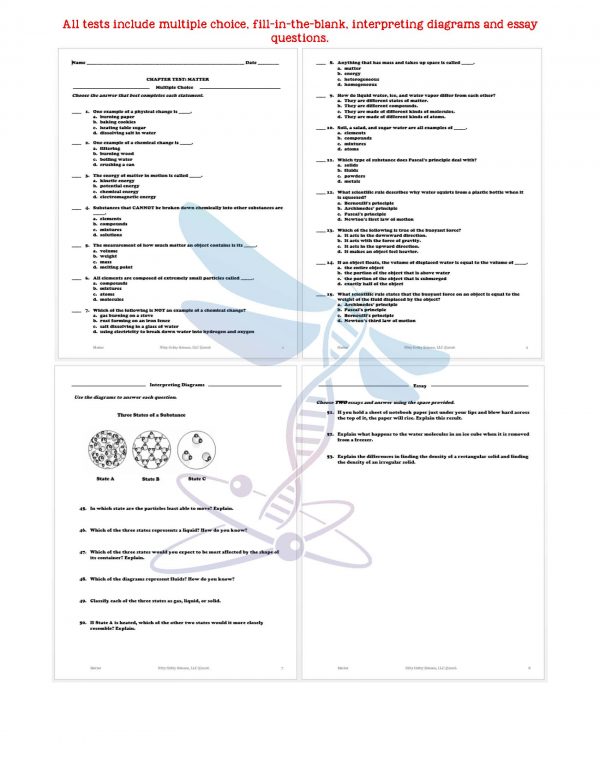 2414409 Page 6 600x776 - Matter: Physical Science Notes, PowerPoint & Test ~ EDITABLE