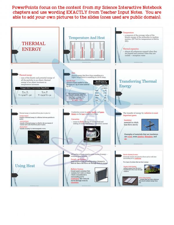 2417375 Page 5 600x776 - Thermal Energy: Physical Science Notes, PowerPoint & Test ~ EDITABLE