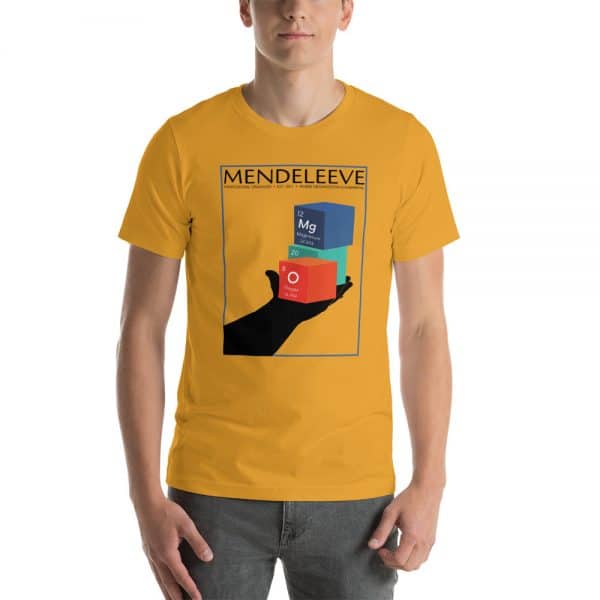 unisex staple t shirt mustard front 610d8a4421d9d 600x600 - Mendeleev